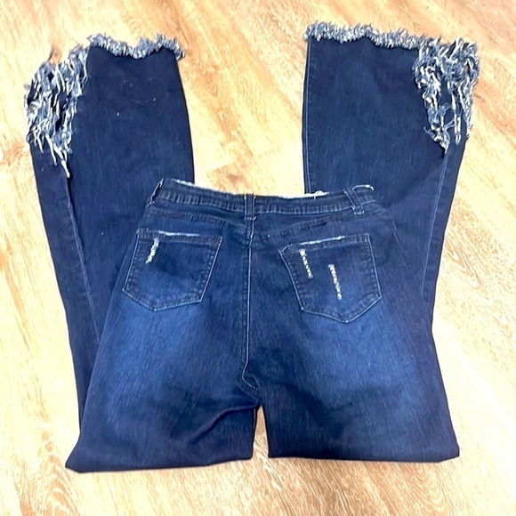 JC & JQ Funky Flare Jeans, Love the Feel & Stretch, Excellent Condition, M - Picture 6 of 10